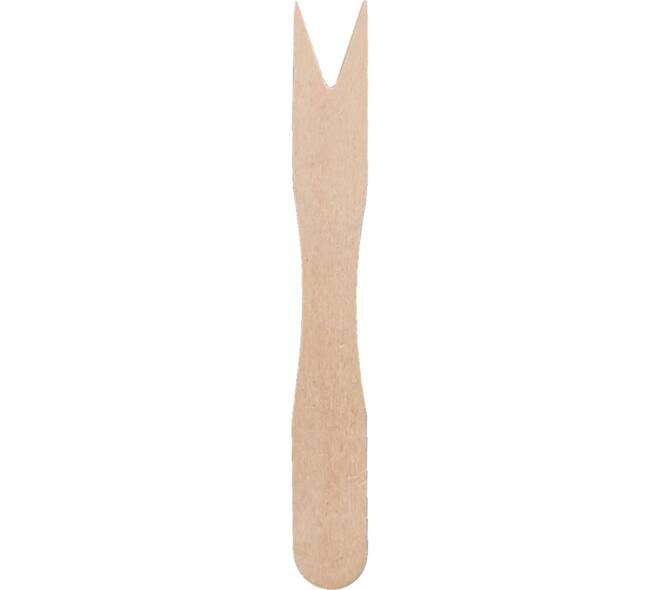 Depa fritesvork hout 80mm naturel