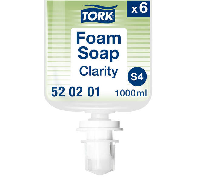 520201 - Schuim zeep 1 liter transparant zuiver TORK