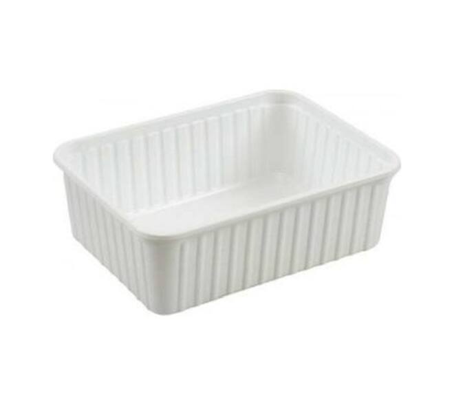 Bak PS 183 x 135 x 63 mm wit 1000 ml rechthoekig