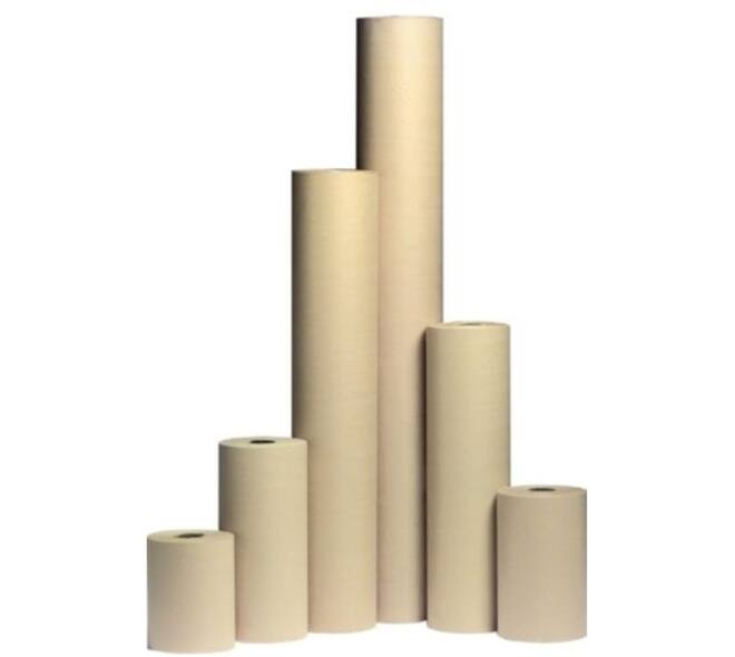 Rol bruin natron kraft 100 cm / 70 gram 350 mtr