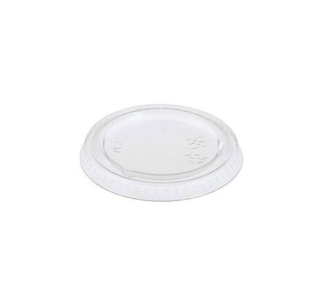 Deksel PLA vlak rond ø 62 tbv sauscup suikerriet 30 ml en 60 ml 15303/101135