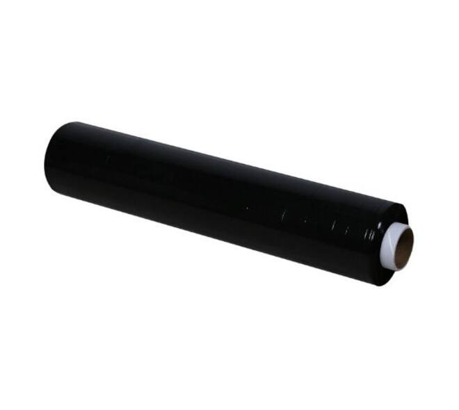 Stretchfolie 50 cm x 300 mtr zwart T20