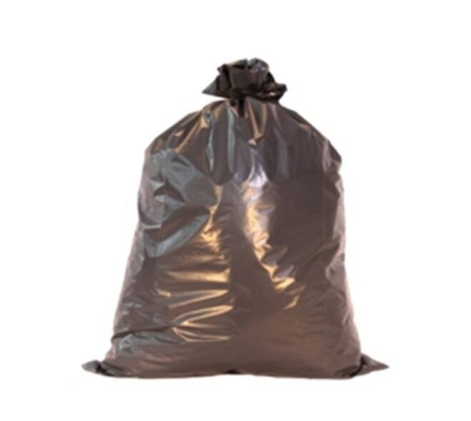 Zak LDPE  90 x 125 cm T60 zwart 10x10 stuks
