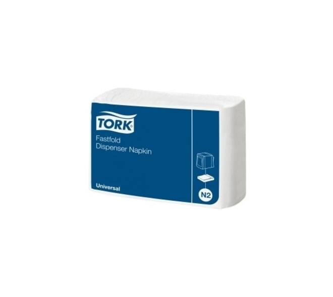 10933 - Dispenserservet papier 30 x 24 cm wit 1-laags fastfold TORK