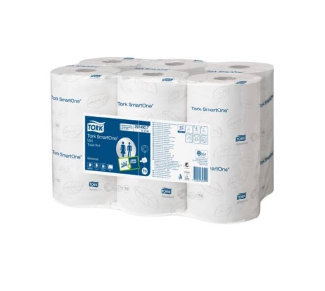 472193 - Toiletpapier recycled papier 13,4 cm x 111,6 mtr wit 2-laags TORK