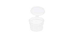 Covercup PP ø49/28 transparant 28 ml rond
