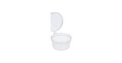 Covercup PP ø61/30 transparant 50 ml rond