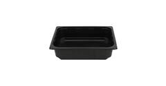 Plastic gastrobak PP 1/2 G80 rechthoekig 325 x 265 x 80 mm - zwart 5300 cc