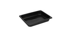 Gastrobak PP 1/2 G50 rechthoekig 325 x 265 x 50 mm zwart 3300 cc