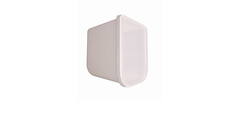 Bak PP spuitgiet rechthoekig 172 x 149 x 142 mm Napoli wit 2500 cc
