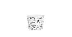 Bucket karton rond ø 16,5 cm 66oz "enjoy fish"