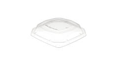 192516 - Deksel RPET BioPak tbv Bagasse Octaview 188142 - 1000 cc -  transparantl