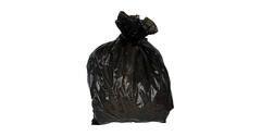 Afvalzak LDPE 45 x 50 cm zwart T35 op rol (á 25 st)