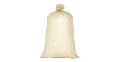 Afvalzak HDPE 58 x 100 cm beige T23 op rol (á 25 st)