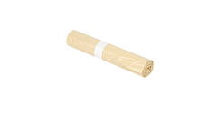 Afvalzak HDPE 58 x 100 cm beige T23 op rol (á 25 st)