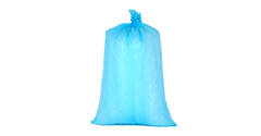 Afvalzak HDPE 58 x 100 cm blauw T23 op rol (á 25 st)