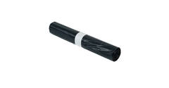 Afvalzak HDPE 60 x 80 cm grijs T23 op rol (á 20 st)