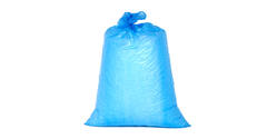Afvalzak HDPE 70 x 110 cm blauw T25 op rol (á 20 st)