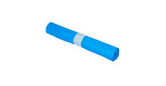 Afvalzak HDPE 90 x 120 cm blauw T70 op rol (á 20 st)