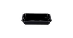 115495 - Menubak CPET 225 x 175 x 34 mm zwart 960 ml rechthoekig 1-vaks