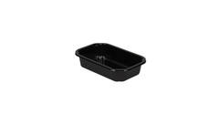 157356 - Bak CPET 160 x 103 x 35 mm zwart 370 ml rechthoekig