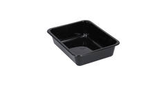 153414 - Menubak CPET 225 x 175 x 54 mm zwart 1500 ml rechthoekig 1-vaks