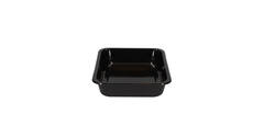 122018 - Menubak CPET 225 x 175 x 43 mm zwart 1200 ml rechthoekig 1-vaks