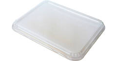 171200 - Deksels APET t.b.v. Caterline menubakken 232x183x16 mm  transparant
