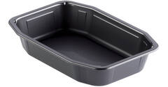 171000 - Menubak PP HMR 1-vaks 215 x 148 x 40 mm - zwart 840 cc