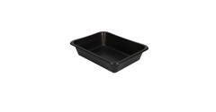 160063 - Menubak PP Caterline 1-vaks 227 x 178 x 50 mm - zwart 1345 cc