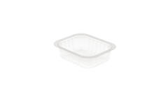 758516 - Menubak PP Side Dish 1-vaks 138 x 114 x 35 mm - transparant 350 cc