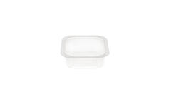 758516 - Menubak PP Side Dish 1-vaks 138 x 114 x 35 mm - transparant 350 cc