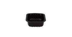 758512 - Menubak PP Side Dish 1-vaks 138 x 114 x 35 mm - zwart 350 cc
