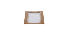 202882 - Deksel Karton/PLA  Brick 200 x 140  x 30 mm + Venster tbv Viking Box 188103 - naturel