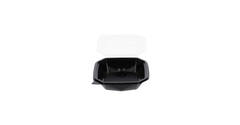 188018 - Octaview APET 150 x150 x 70 mm 400 cc zwart + deksel transparant