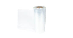 Stretchfolie LLDPE 50 cm x 2896 mtr transparant 300% rek - 12 my  machinerol