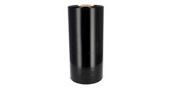 Stretchfolie LLDPE 50 cm x 1380 mtr zwart 280 % rek - 23 my machinerol