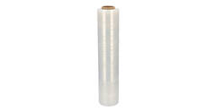 Stretchfolie LLDPE 45 cm x 300 mtr transparant T17 handrol