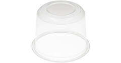 Bak PP ø115/80 transparant 500 ml rond - 8118C