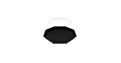 211908 Octaview apet 118 x 60 mm grey 191 ml