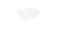 Bak PET 183 x 135 x 63 mm transparant 1000 ml rechthoekig