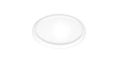 Deksel PP ø115 transparant rond tbv bak Bak PP ø115/42-49-56-65-72-80-114 - W2/017C-ANG