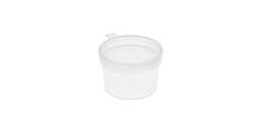 Covercup PP ø34/22 transparant 10 ml rond