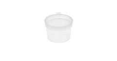 Covercup PP ø34/22 transparant 10 ml rond