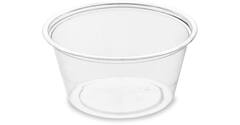 180122 - Saus/Dressing cup rPET 64 x 64 x 30 mm transparant - 60 cc