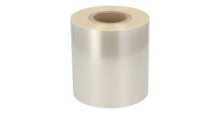 172332 - Topsealfolie PET/PP anti condens 185 mm x 300 mtr transparant 62 my peelable