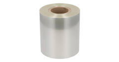 162800 - Topsealfolie PET anti condens 185 mm x 400 mtr transparant 42 my peelable
