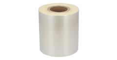 147910 - Topsealfolie PP anti condens 185 mm x 250 mtr transparant 65 my peelable