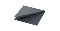 168386 - Servet 24 x 24 cm tissue 2 lgs 1/4 vouw zwart