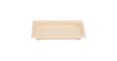 196727 - Tray Sushi bagasse 184 x 128 x 22 mm small bruin